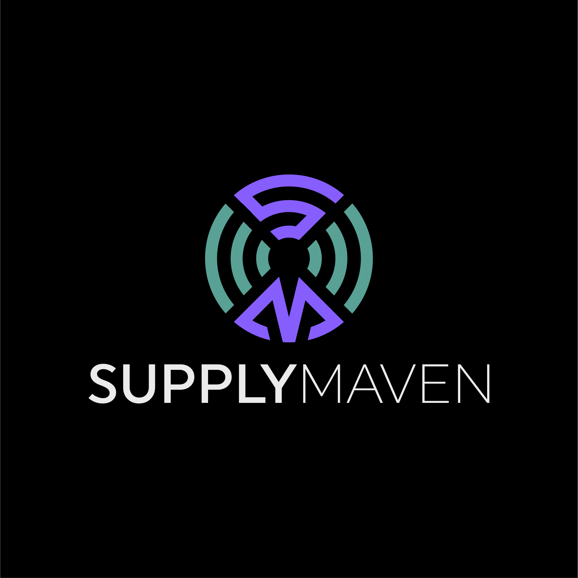 SupplyMaven - Product Hunt launch logo and brand identity