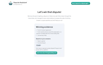 Dispute Assistant gallery image