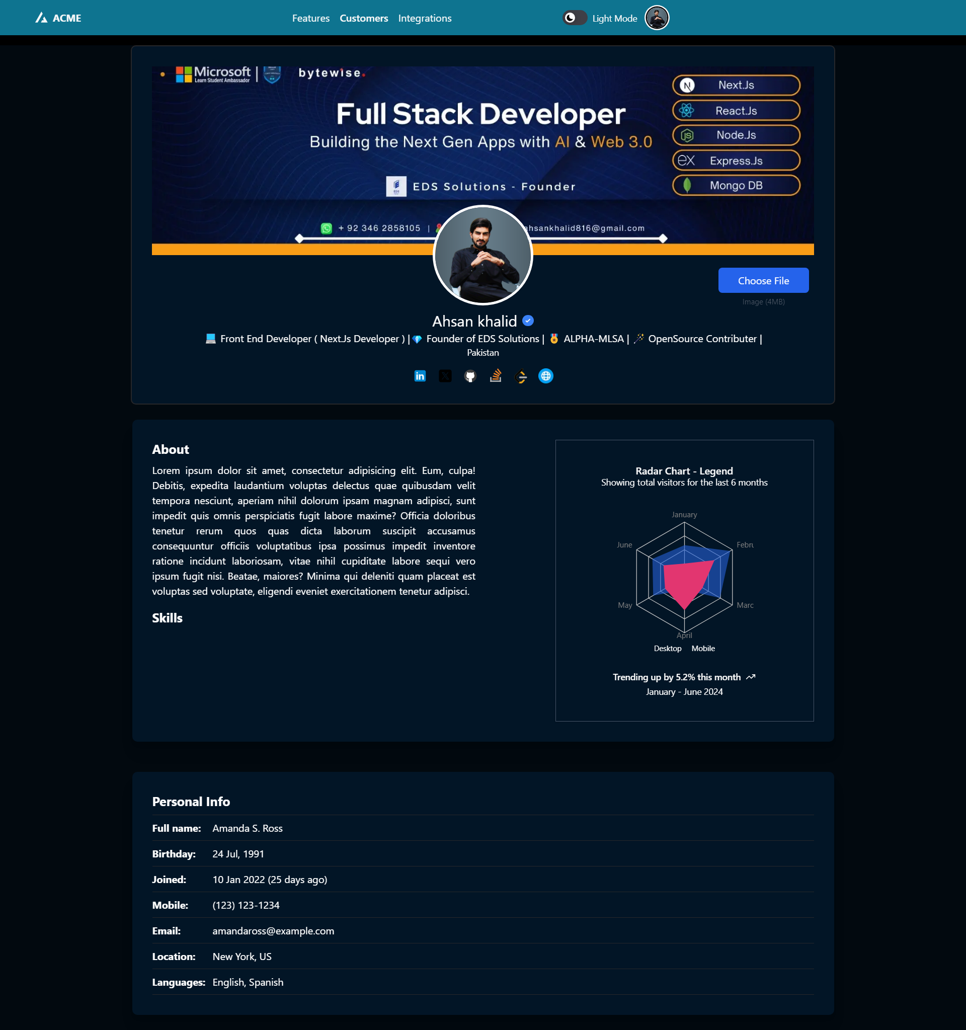 Skillsync - Ein Entwicklergenerator fungiert als Ihr modernen Lebenslauf Medien 3