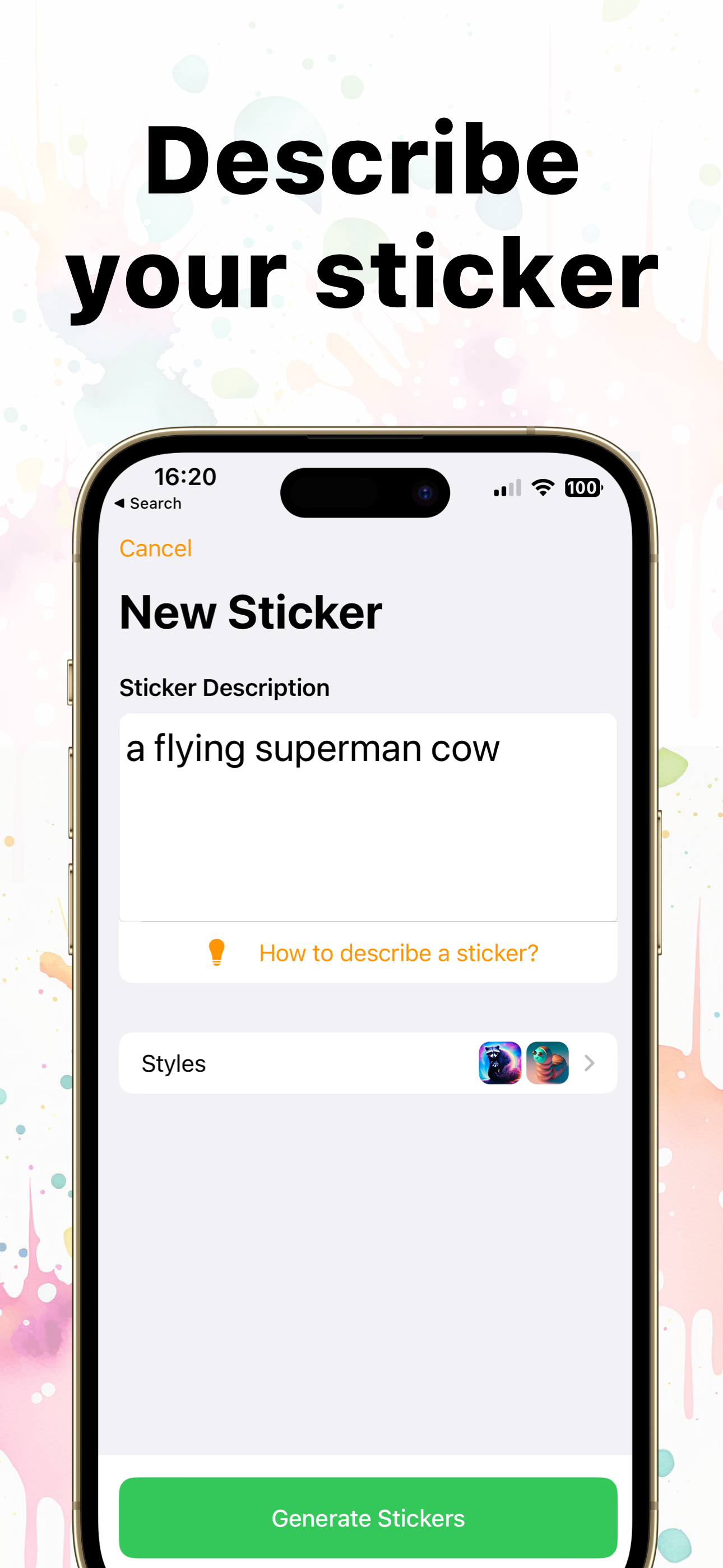 Magic iMessage Stickers - AI - Generate iMessage stickers using Stable  Diffusion and DALLE | Product Hunt