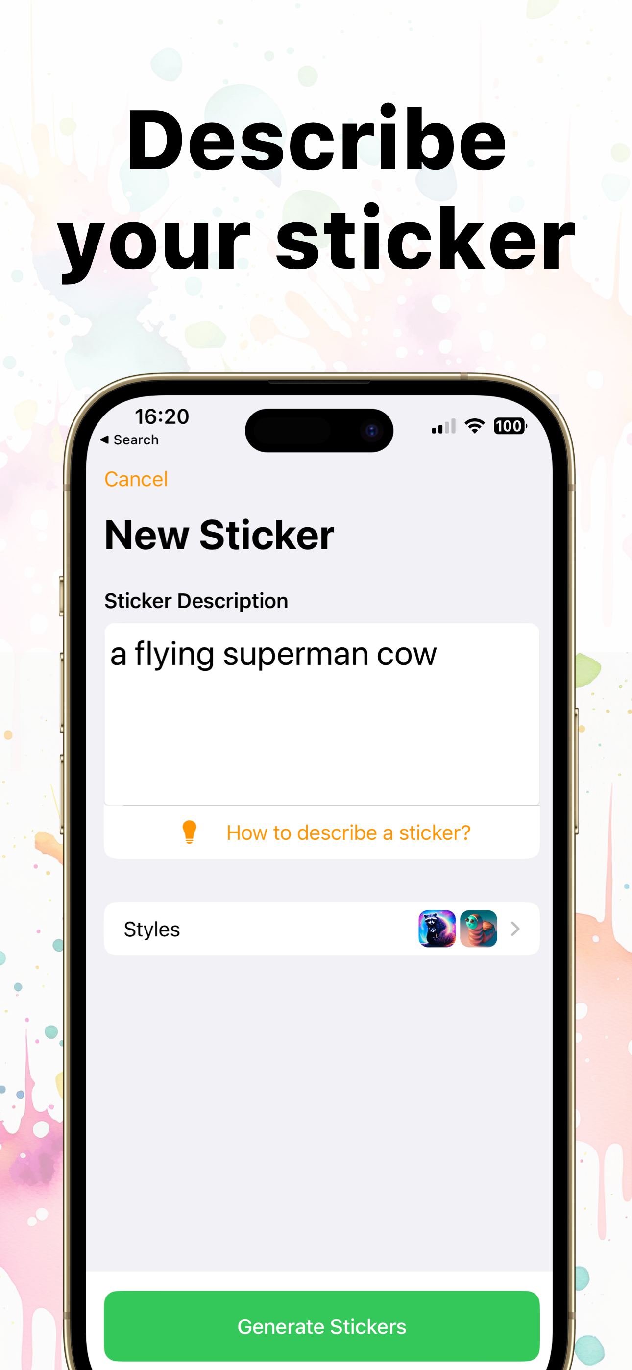 Magic iMessage -stickers - AI media 3