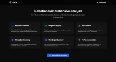 Clarix - Al Document Analyzer gallery image