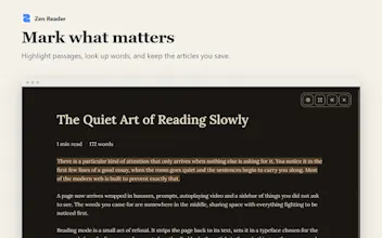 Zen Reader gallery image