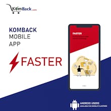 komback mobile app gallery image