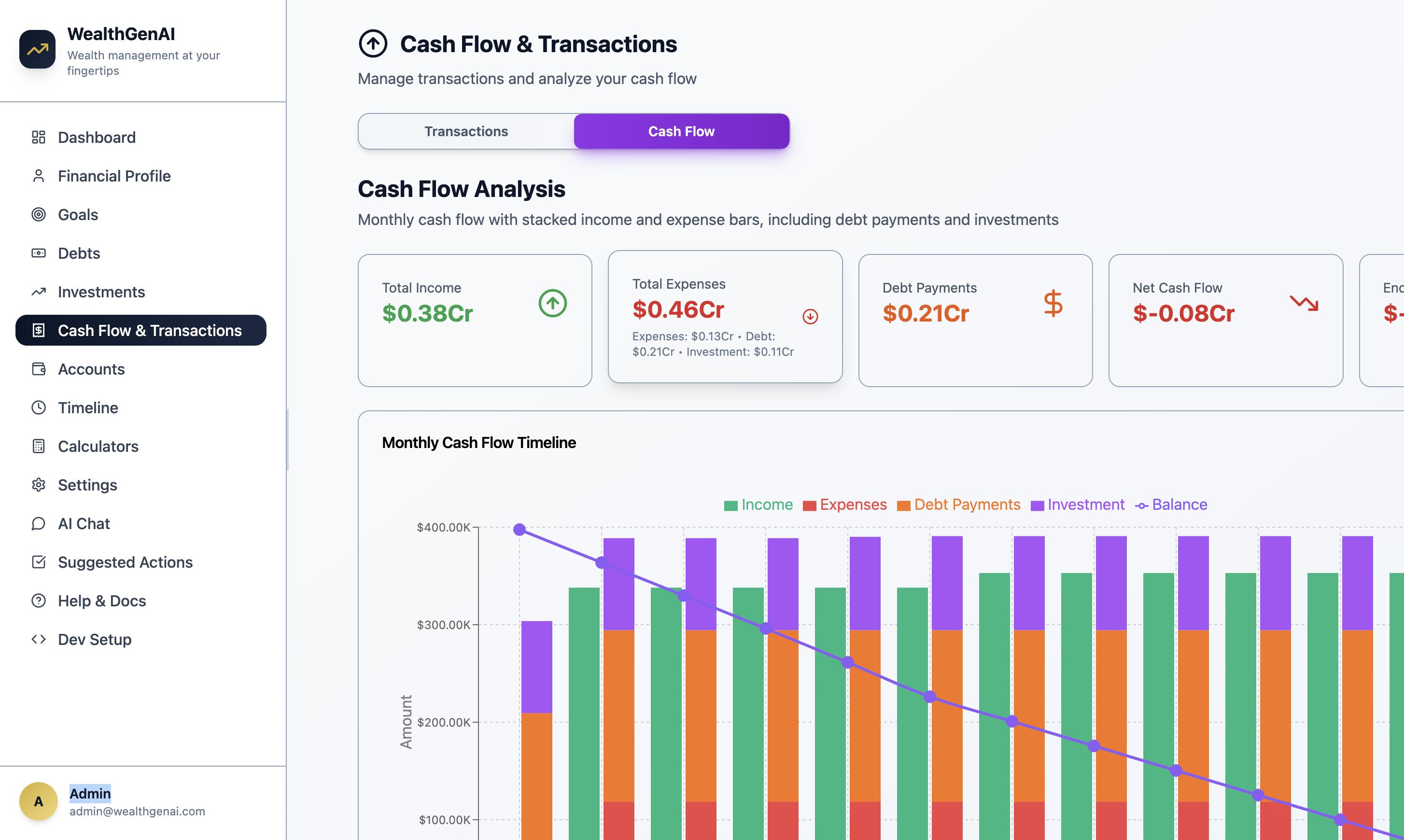 WealthGenAI - Screenshot 2 preview