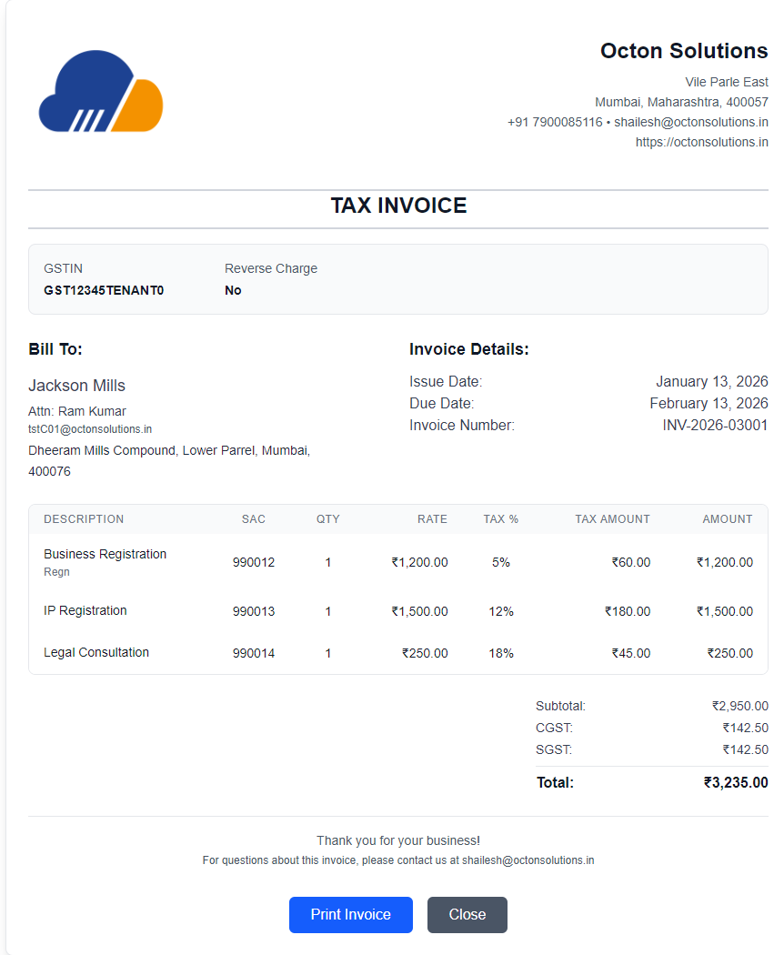 Invoice45 gallery image