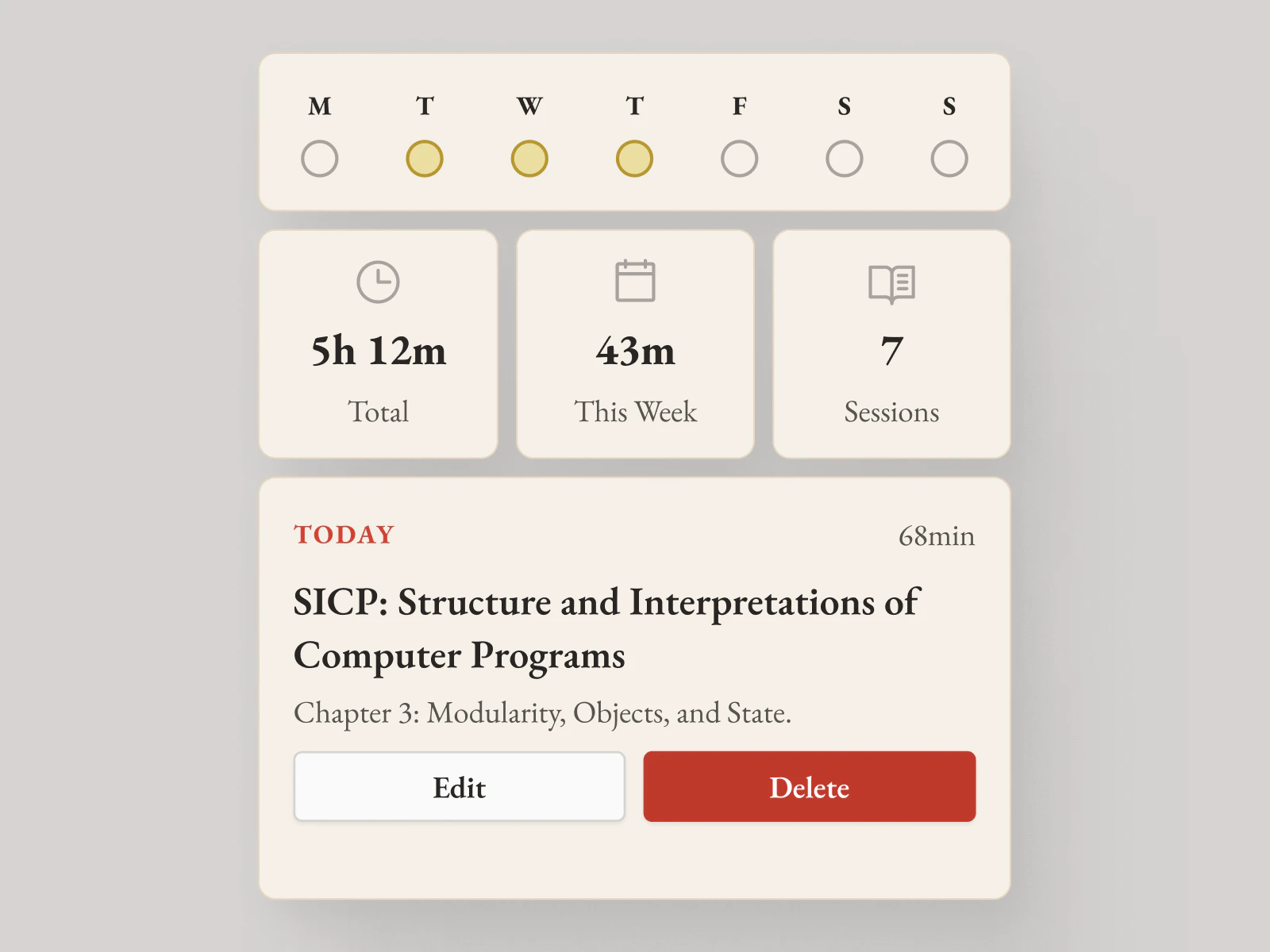 pliny: private study log for autodidacts 截图 4