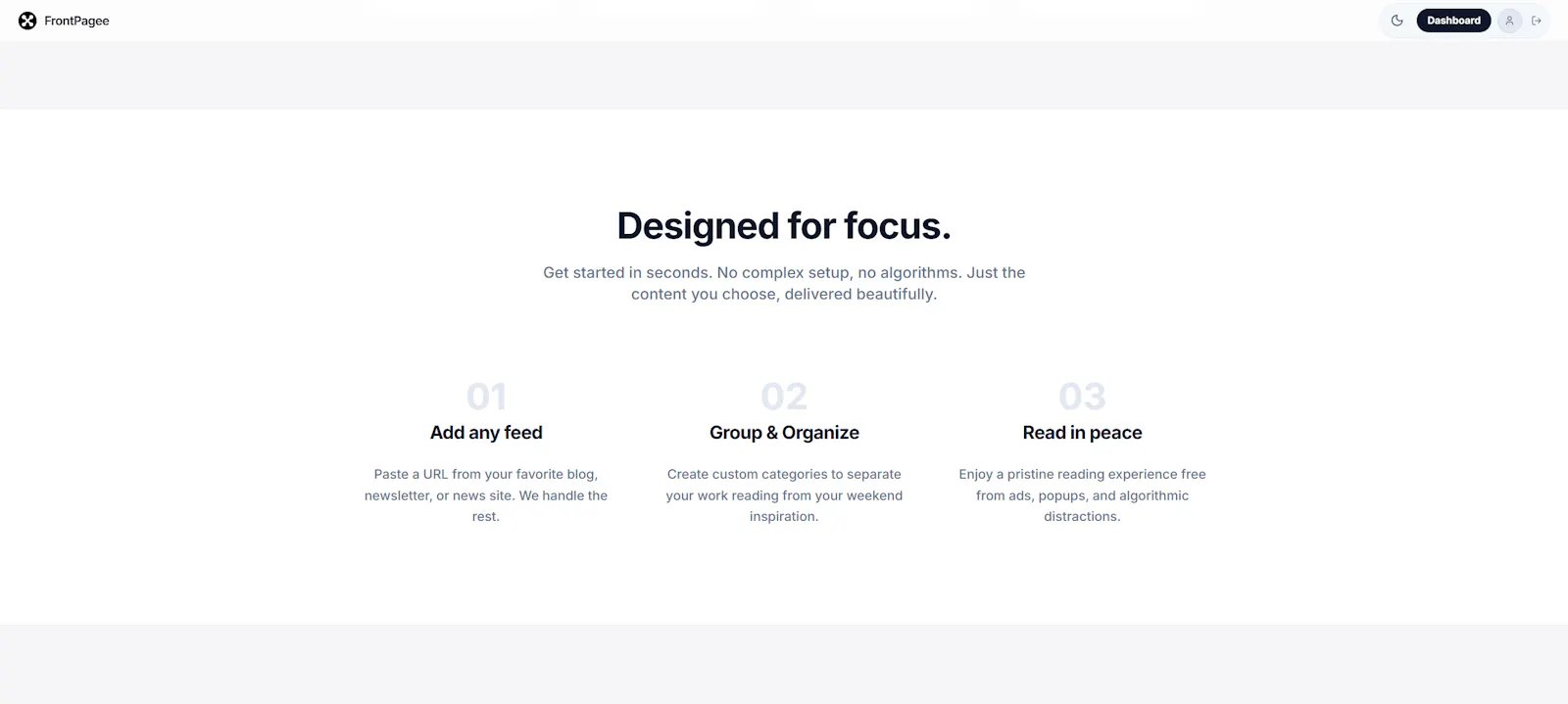 Frontpage screenshot 6
