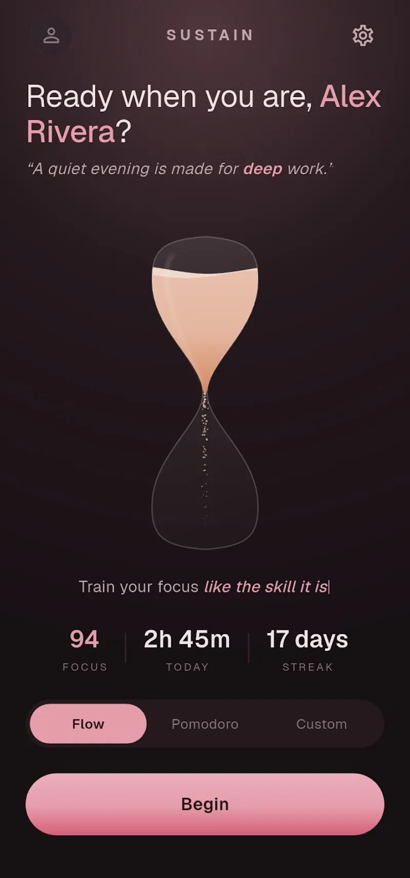 Sustain: Focus & Study Timer screenshot 10