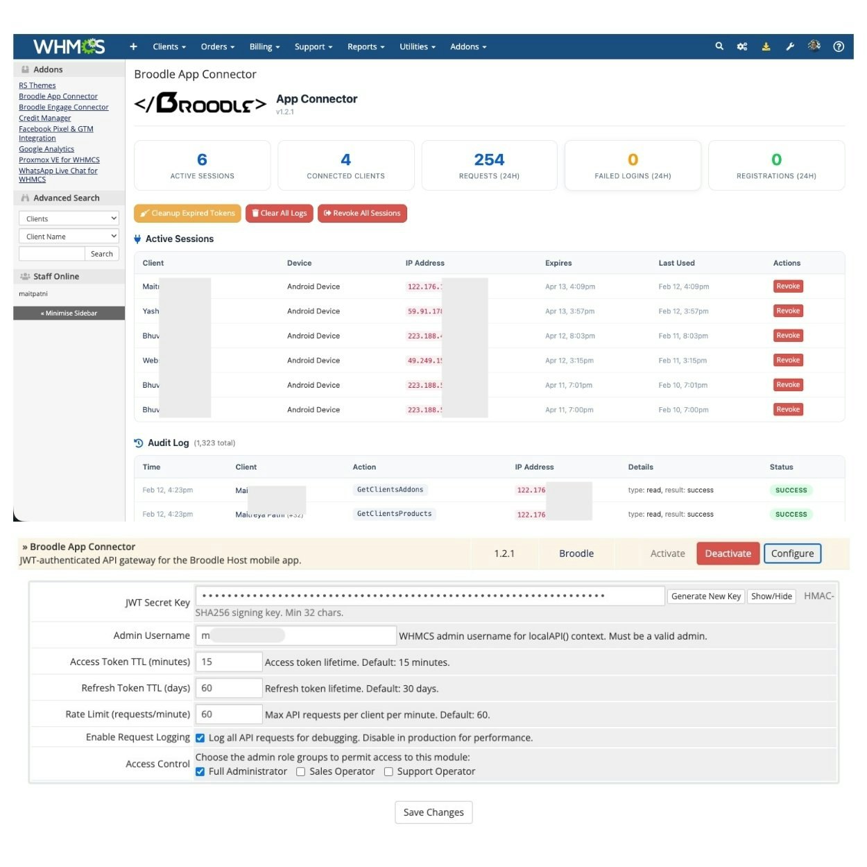 WHMCS Client Area App for Android & iOS gallery image