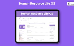 HR Life OS Notion Template media 1