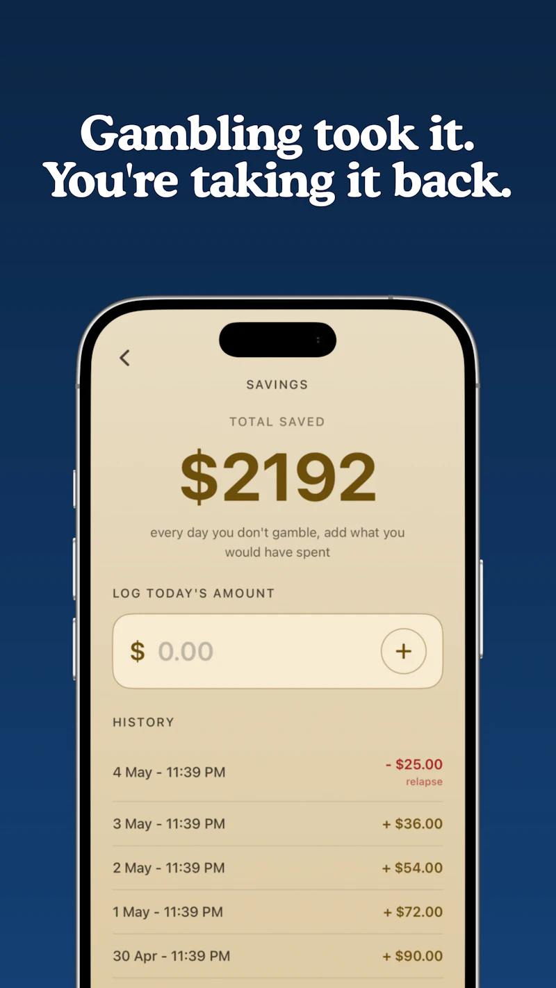UnBet - Quit Gambling & Recover screenshot 6