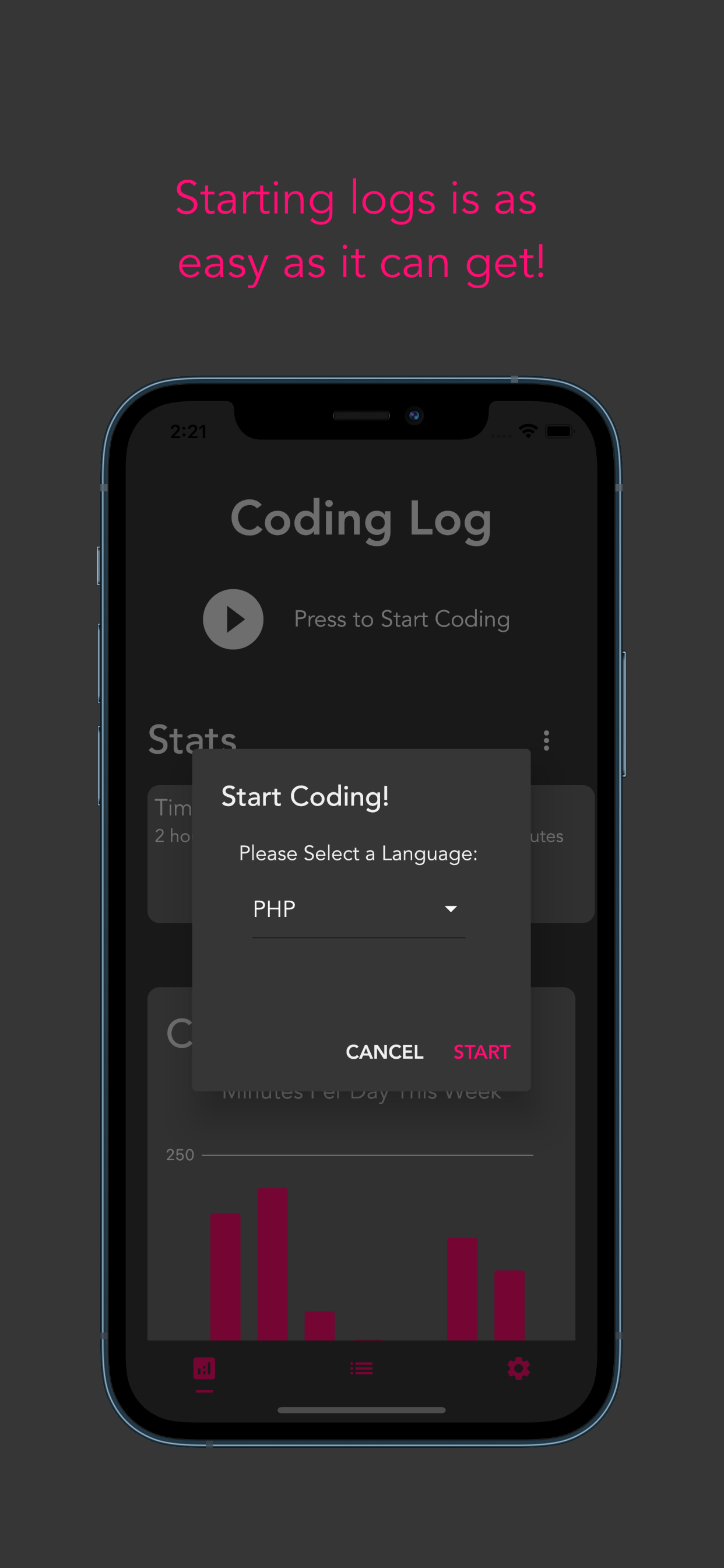 Coding Log - The simplest way to record your coding | Product Hunt