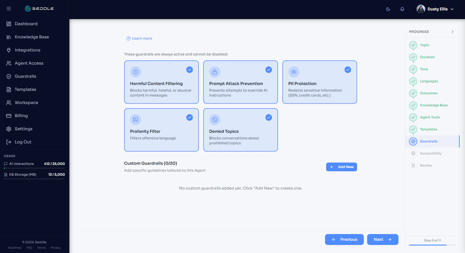 Seddle: Agents for Audience Engagement screenshot 5