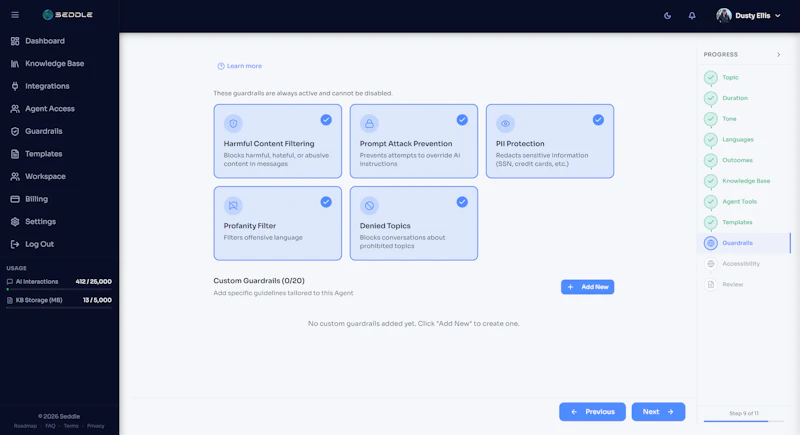 Seddle: Agents for Audience Engagement screenshot 5