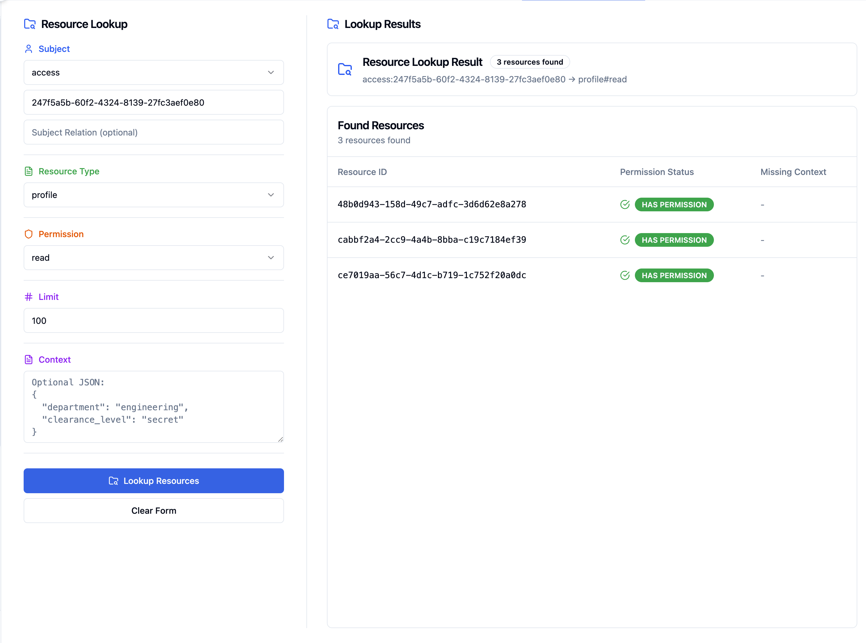 SpiceDBLens gallery image