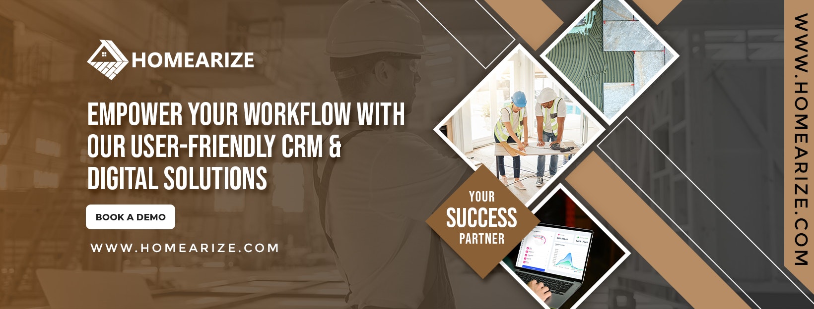 HomeArize - Main product screenshot demonstrating key features and user interface