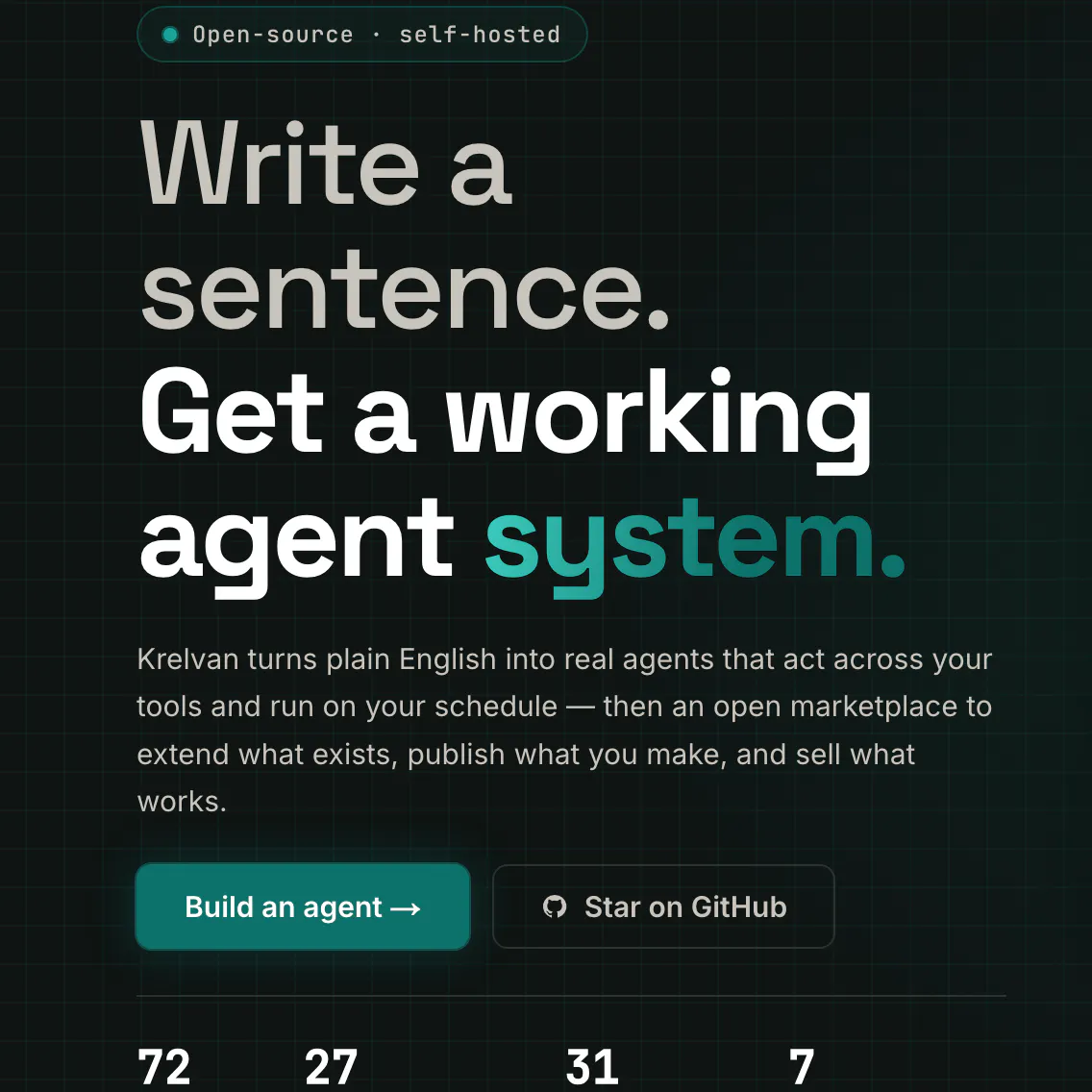 Krelvan - own your agents logo