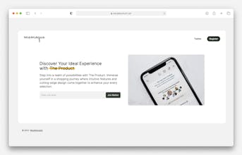 Waitlist Landing Page  gallery image