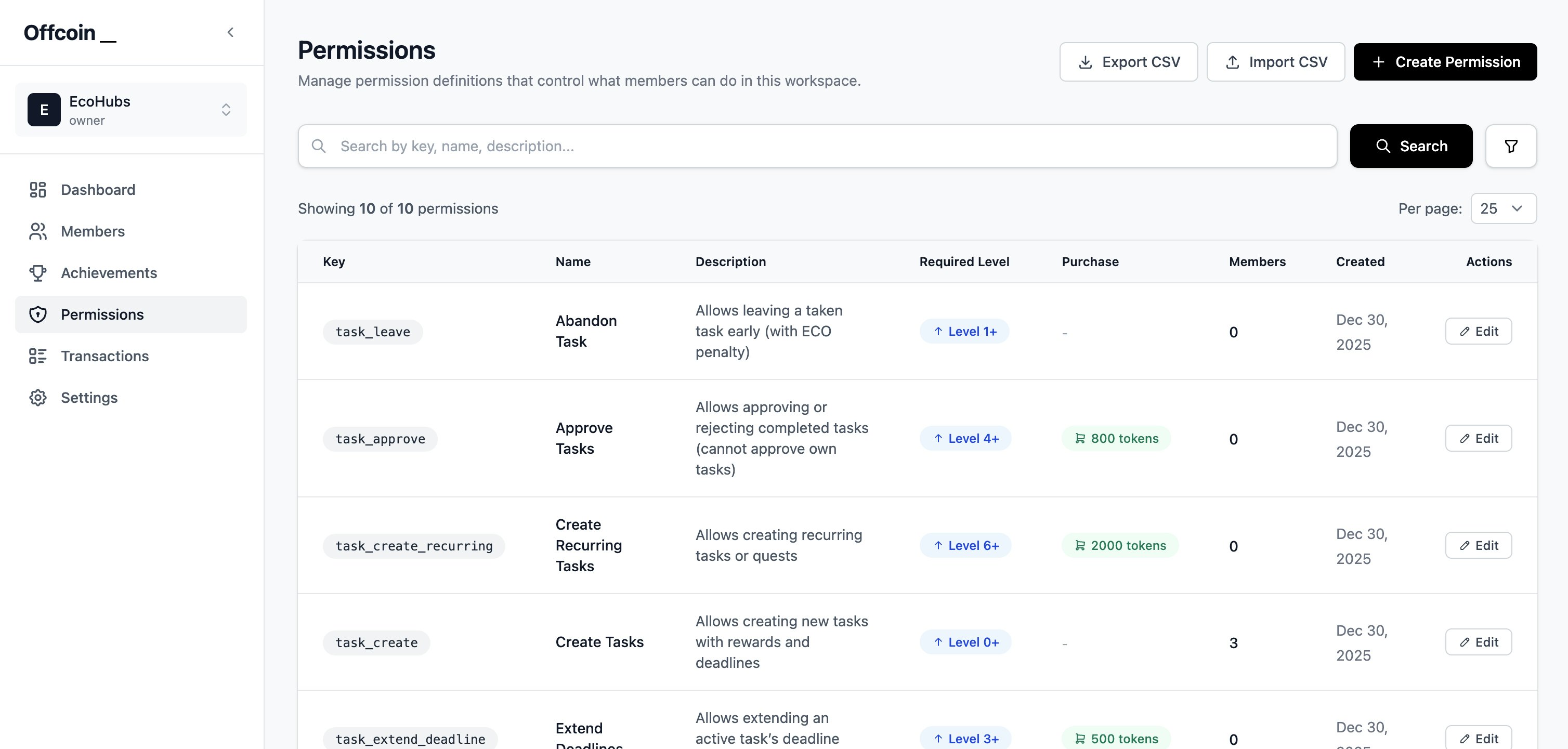 Offcoin - Screenshot 3 showing product features and functionality