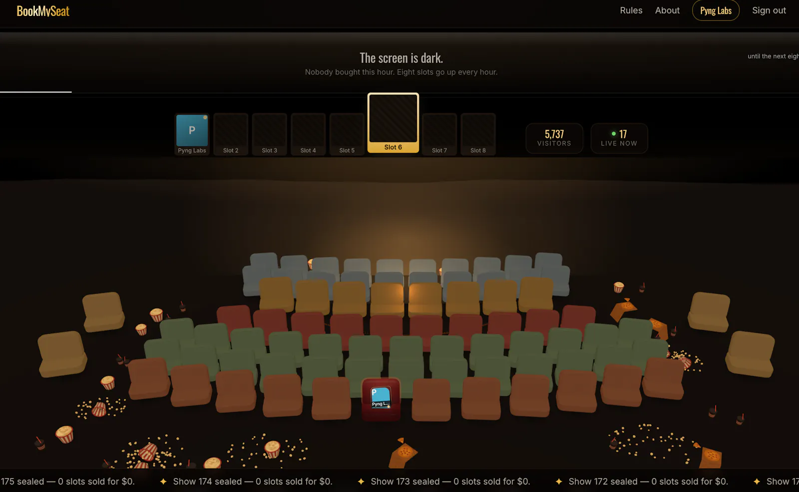 BookMySeat - book your seat screenshot 1