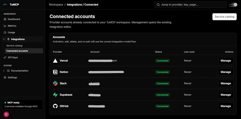 TuMCP screenshot 3