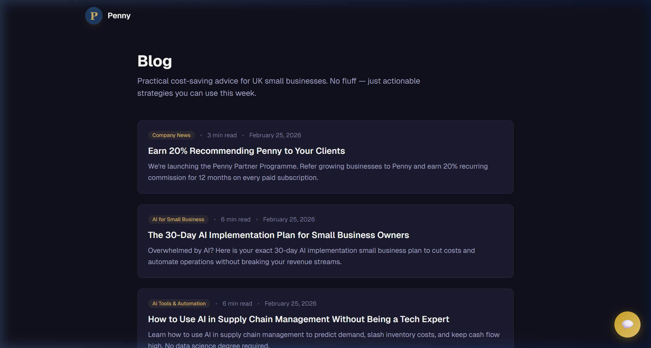 Penny - Screenshot 4 showing product features and functionality