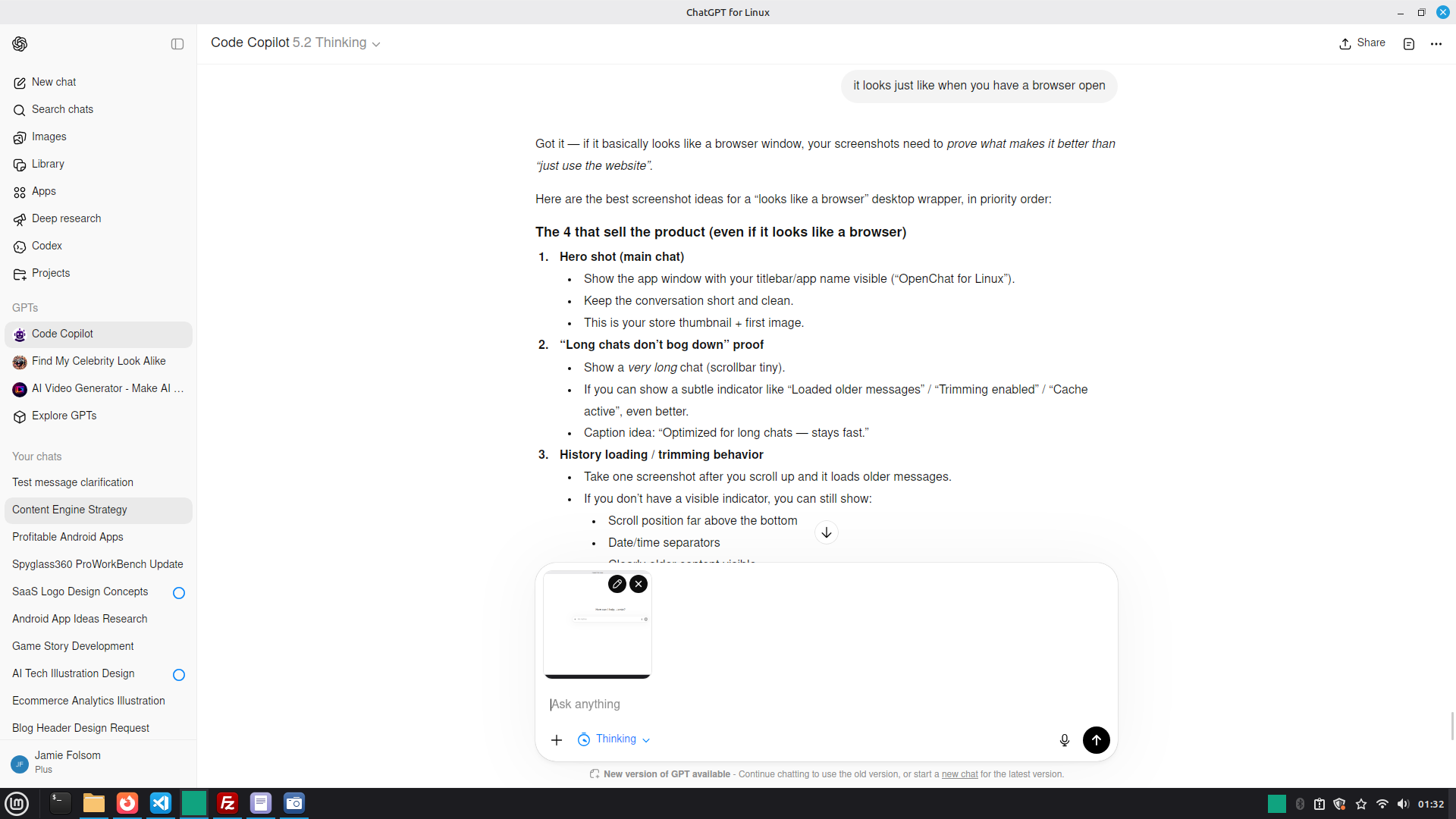 OpenChat for Linux gallery image