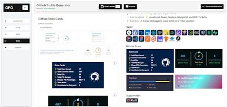 Github Profile Generator gallery image
