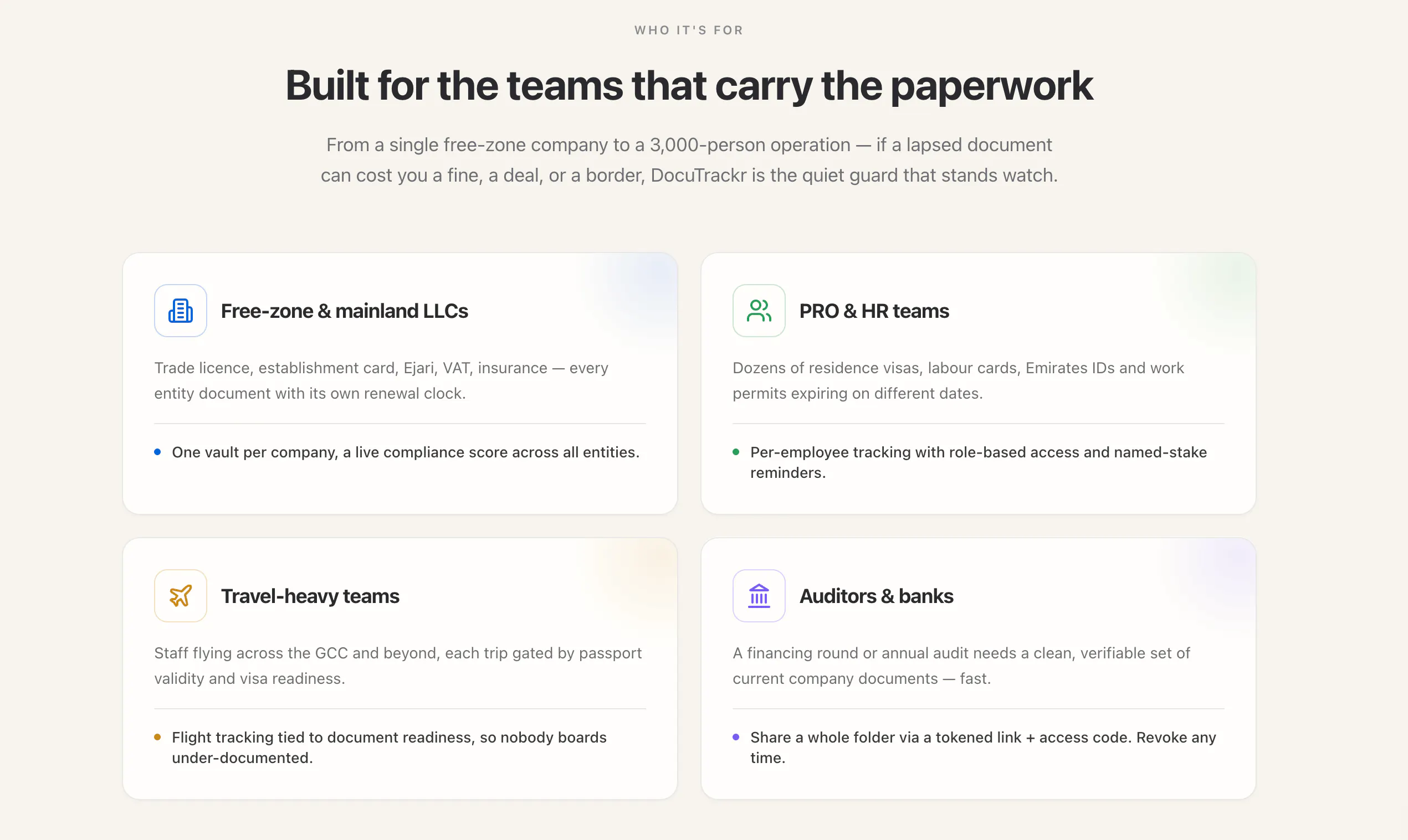 DocuTrackr Business screenshot