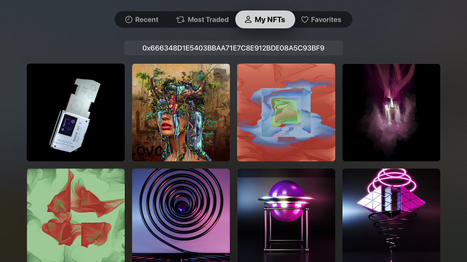 NFT Art Gallery gallery image