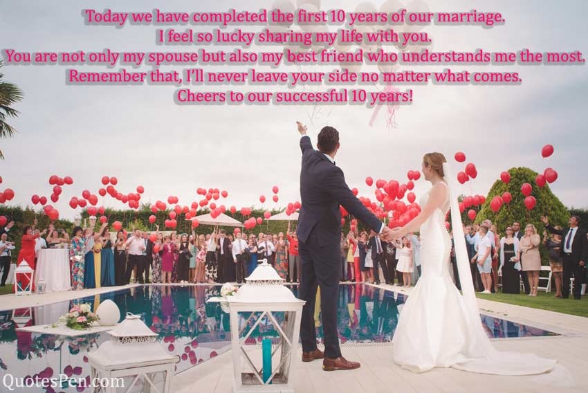 Ten Year Wedding Anniversary Quotes gallery image