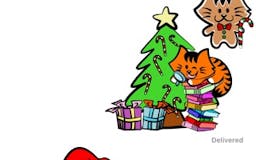 Kikimoji Christmas Love sticker pack media 3