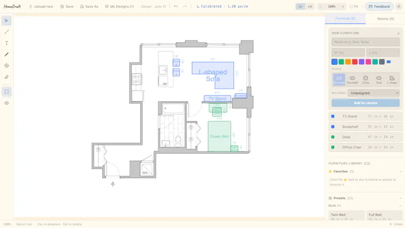 HomeDraft screenshot 2