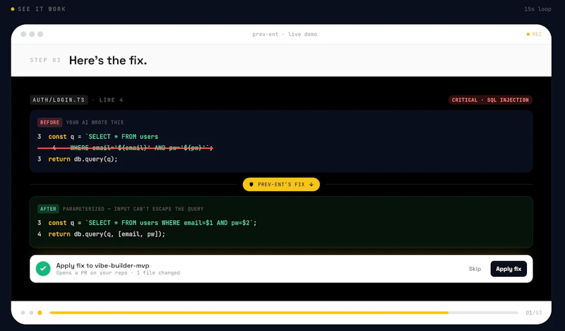 Prev-ent screenshot 4