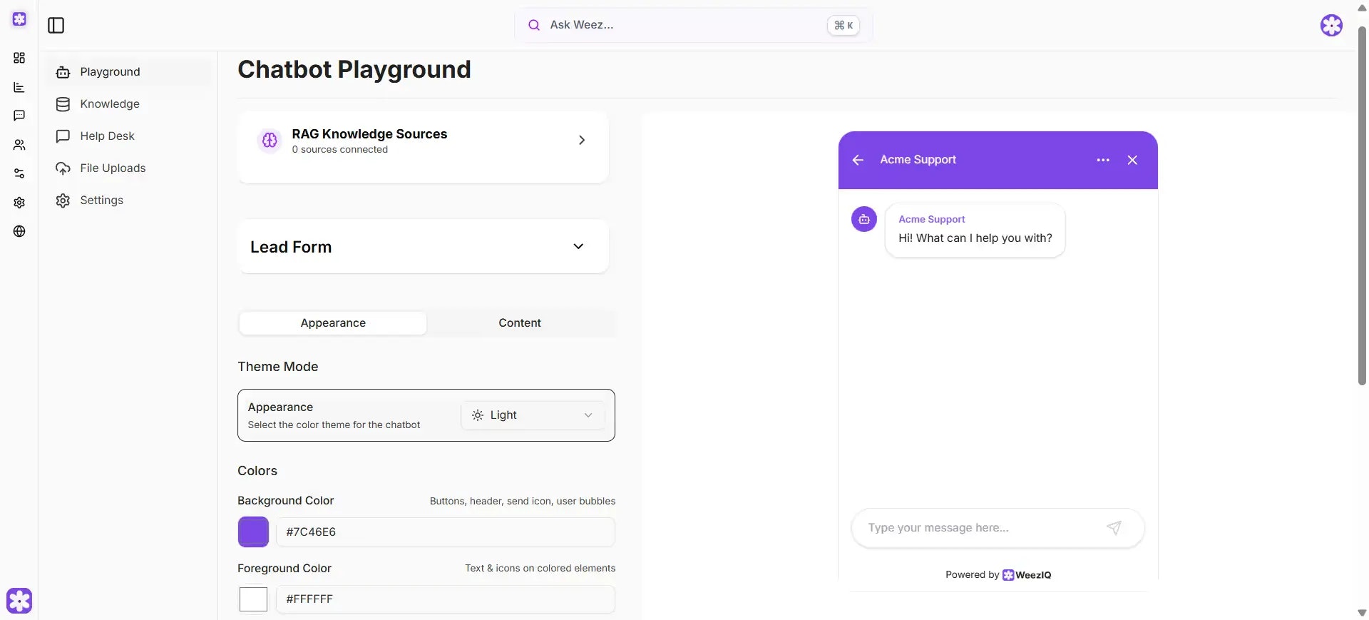 WeezIQ - Screenshot 5 showing product features and functionality