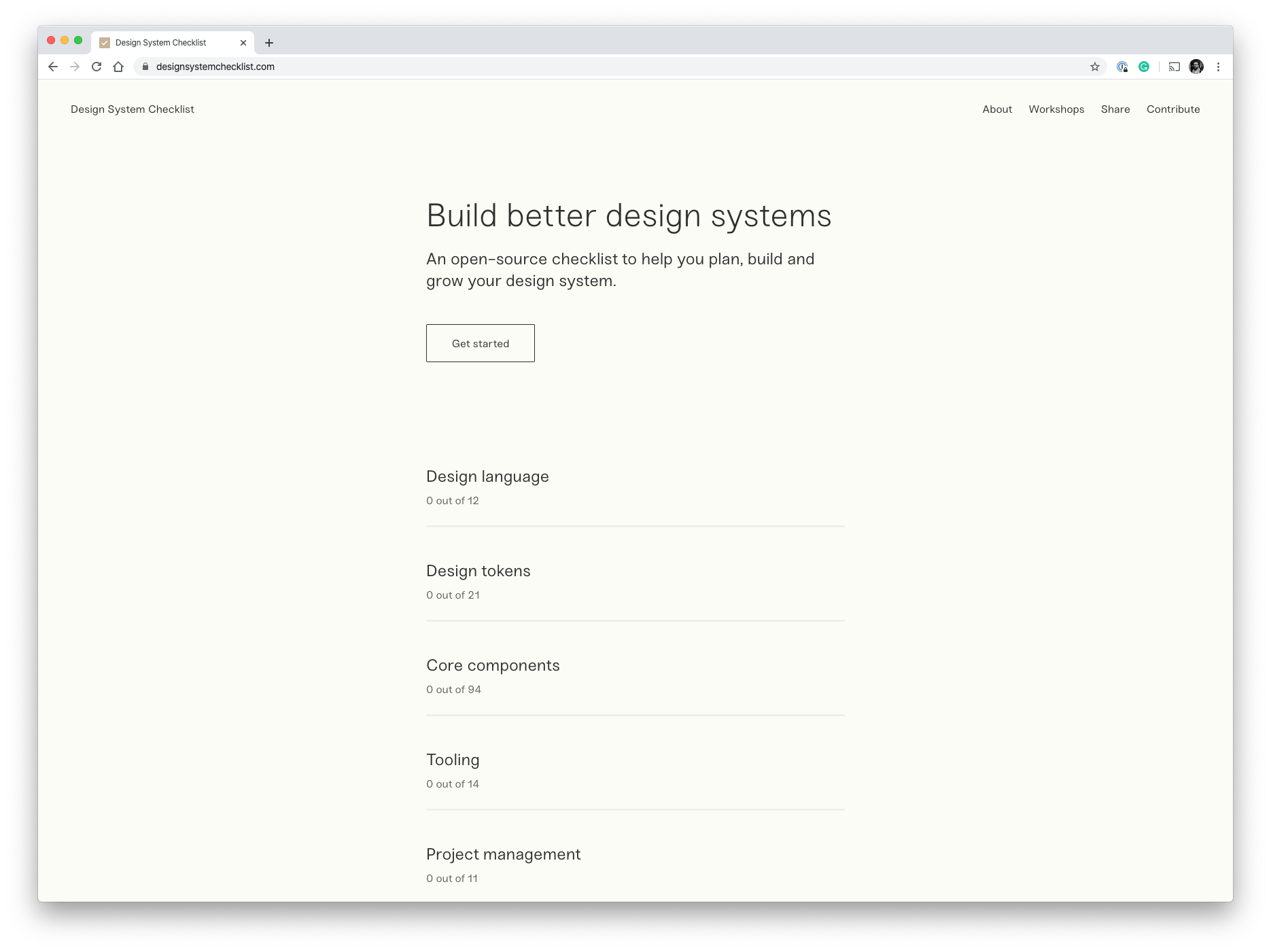 Design System Checklist gallery image