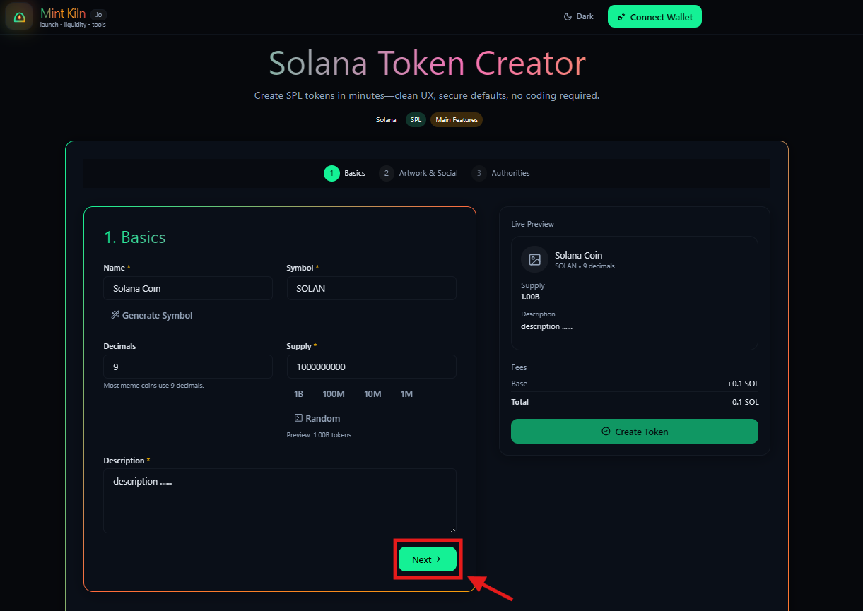 Média Mintkiln - Launchage de jetons Solana sans code avec outils de liquidité sûrs 2