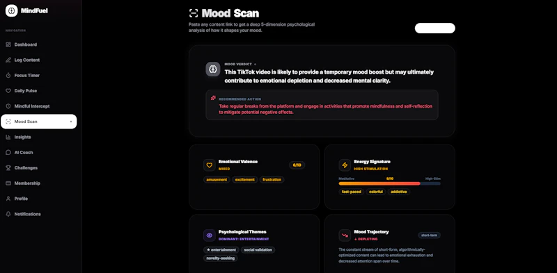MindFuel — Mental Nutrition Tracker screenshot 2