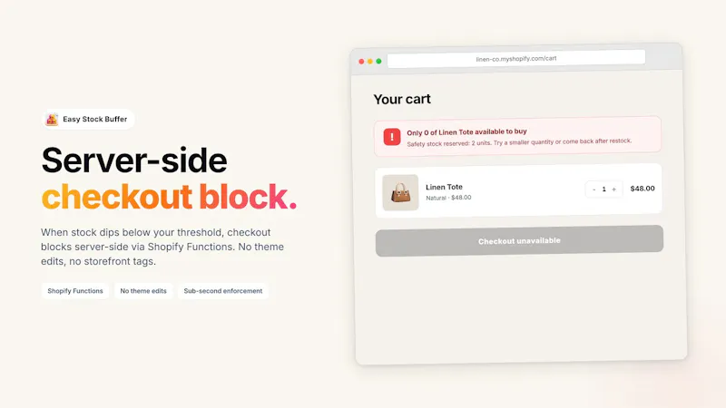 Easy Stock Buffer screenshot 1 (video preview)