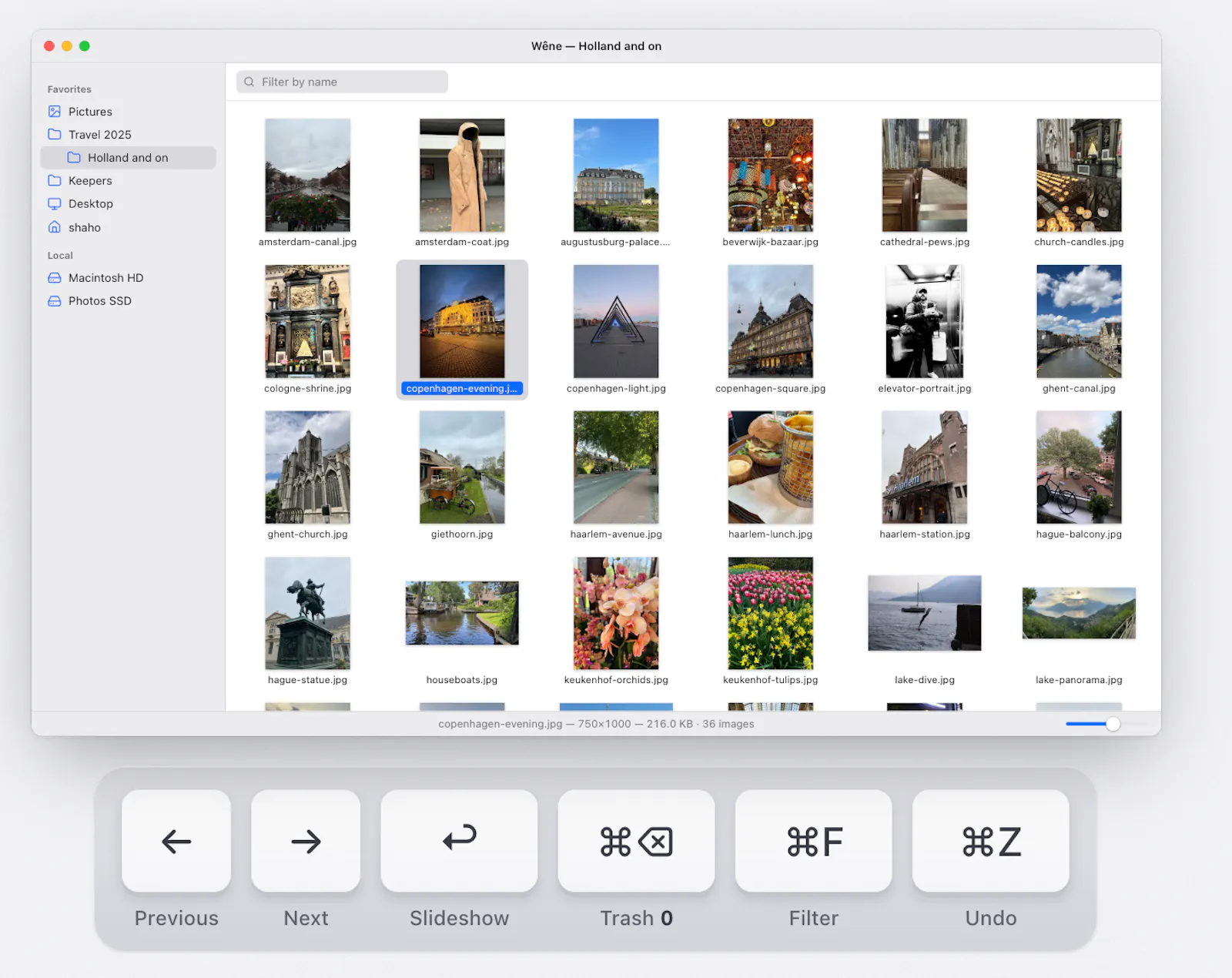 Wêne · fast image viewer for Mac screenshot 1