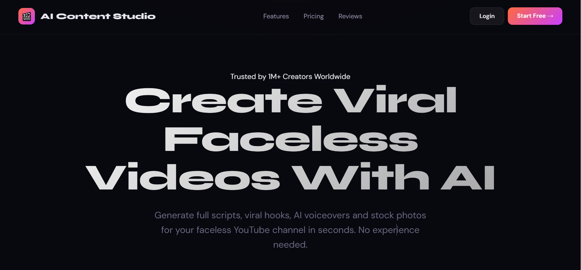 AI Content Studio 대표 미리보기