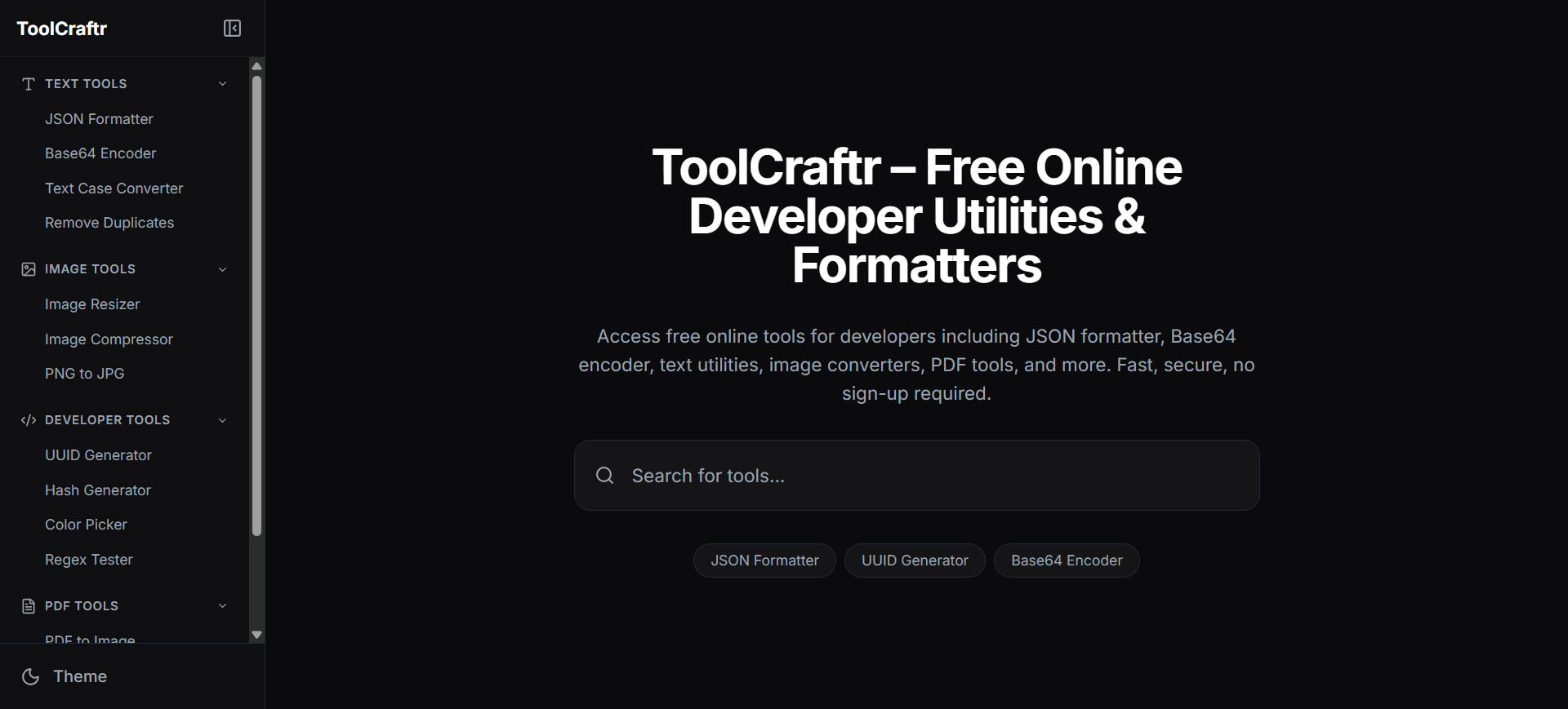 ToolCraftr - Screenshot 3 showing product features and functionality