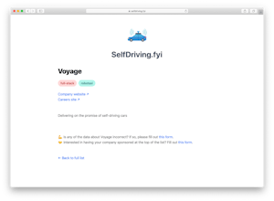 SelfDriving.fyi gallery image