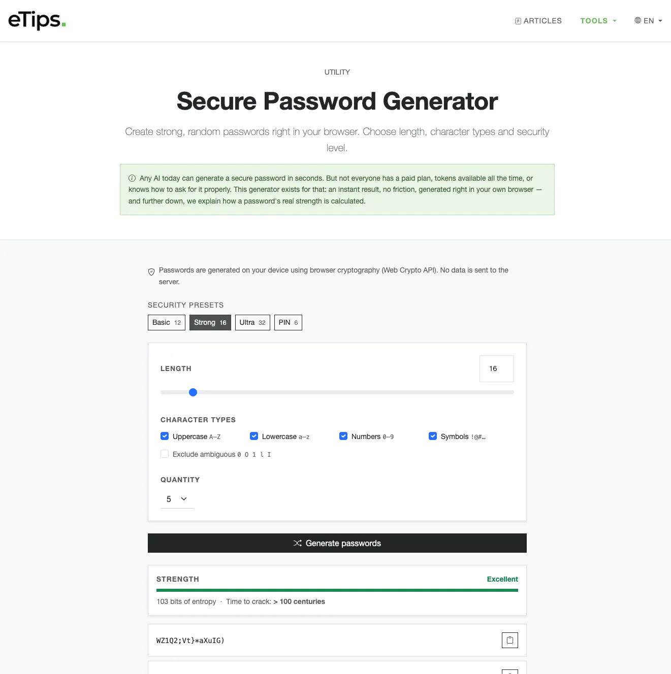 eTips Tools gallery image