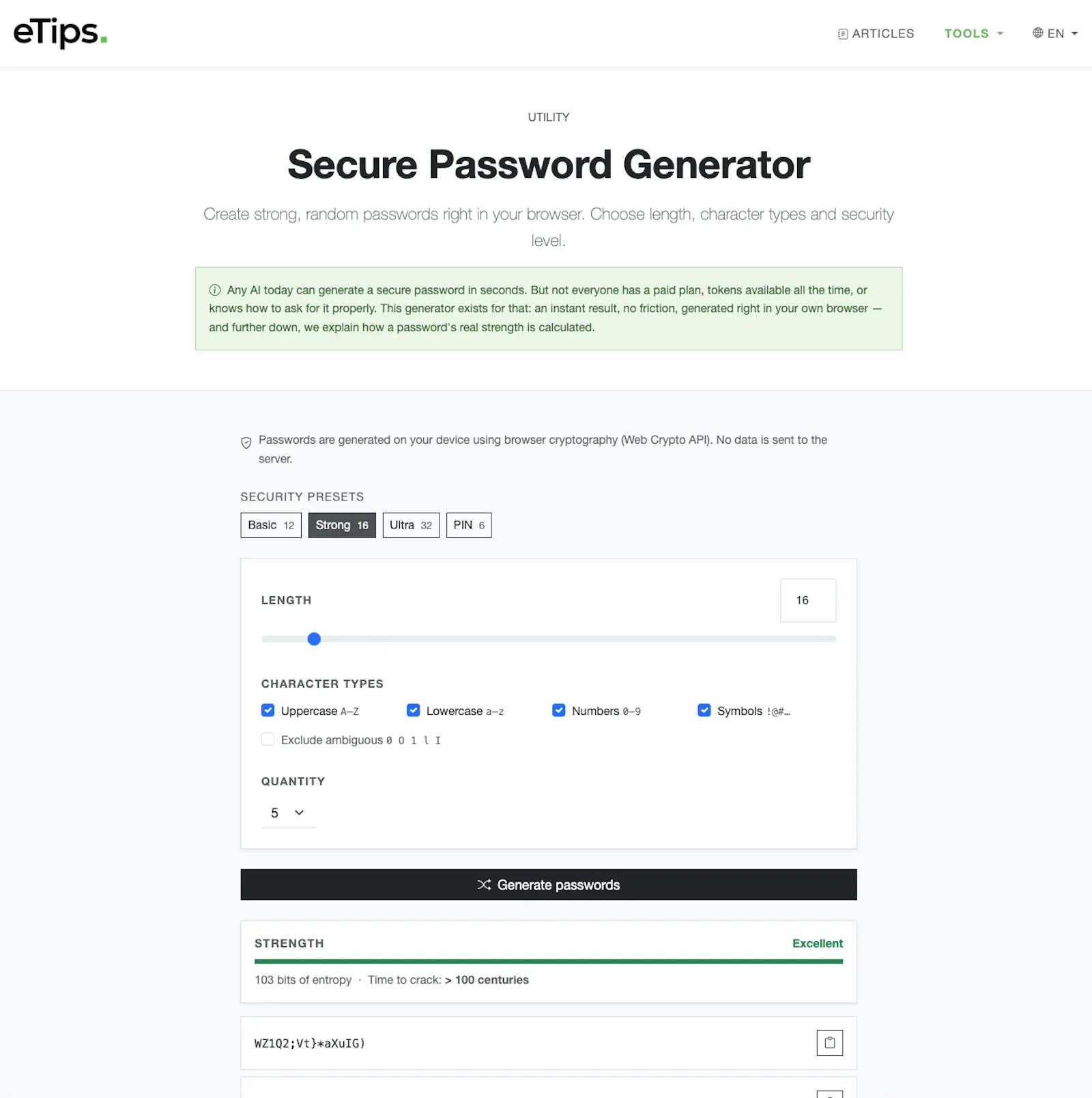 eTips Tools screenshot 4