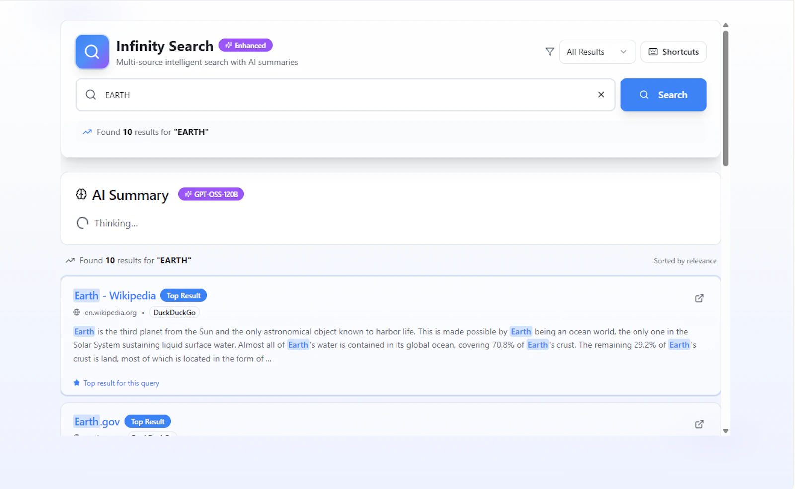 Code update - InfinityAI screenshot 4
