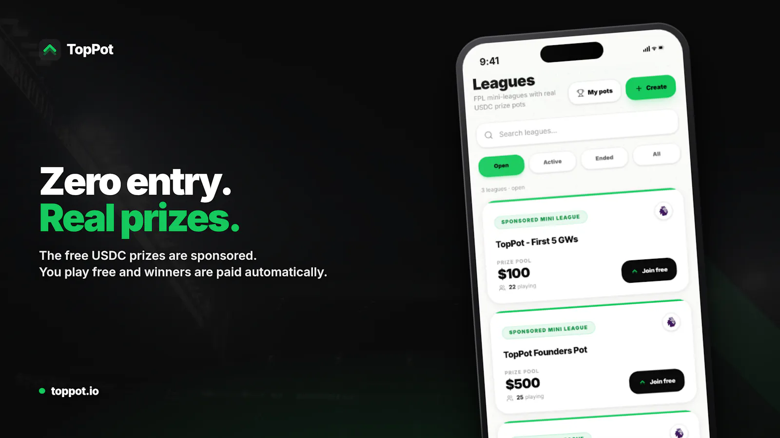 TopPot – Fantasy Sports & Predictions screenshot 6