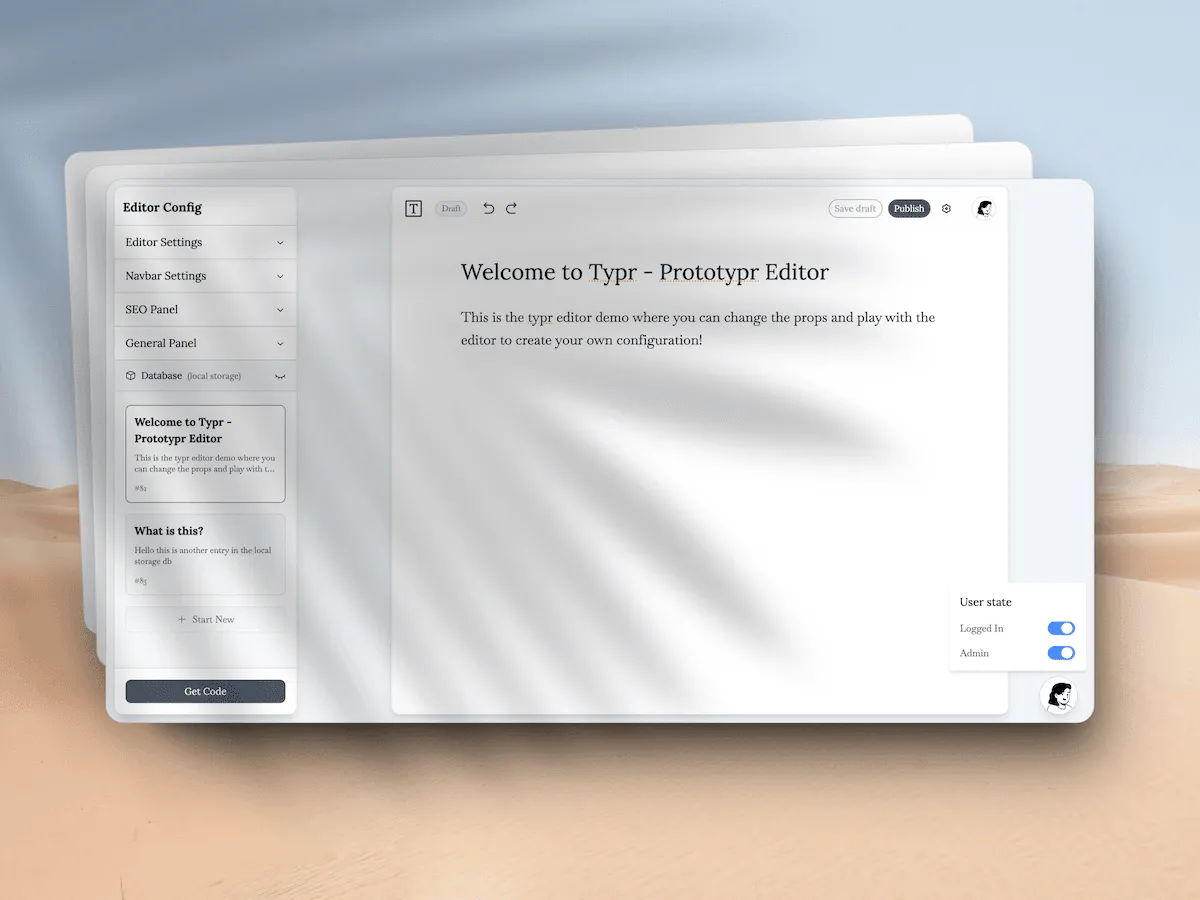 Typr Editor