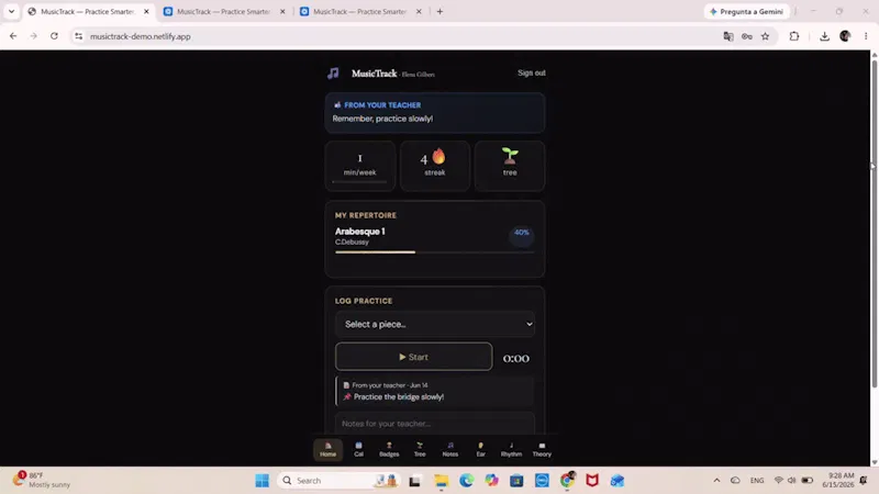 MusicTrack  screenshot 1 (video preview)